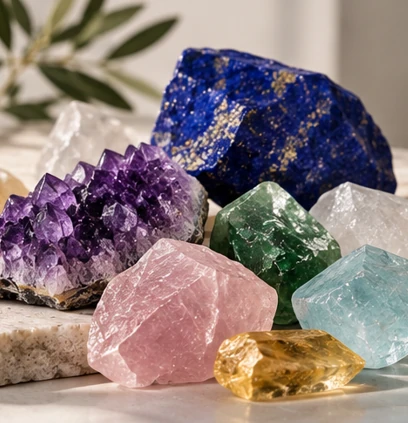 Rohsteine und Mineralien